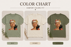 Vintage Black Cat Woman Graphic Tee, Retro Feline Lover Shirt