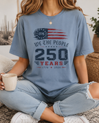 We The People 250 Years Shirt, Vintage USA Flag Tee, Patriotic America Pride T-Shirt