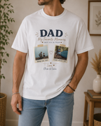 Custom Dad Photo Shirt, Personalized Memories Gift, Comfort Colors 1717 T-Shirt
