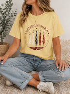 America 250 Years Patriotic Tee, 1776-2026 Distressed USA Pride Shirt