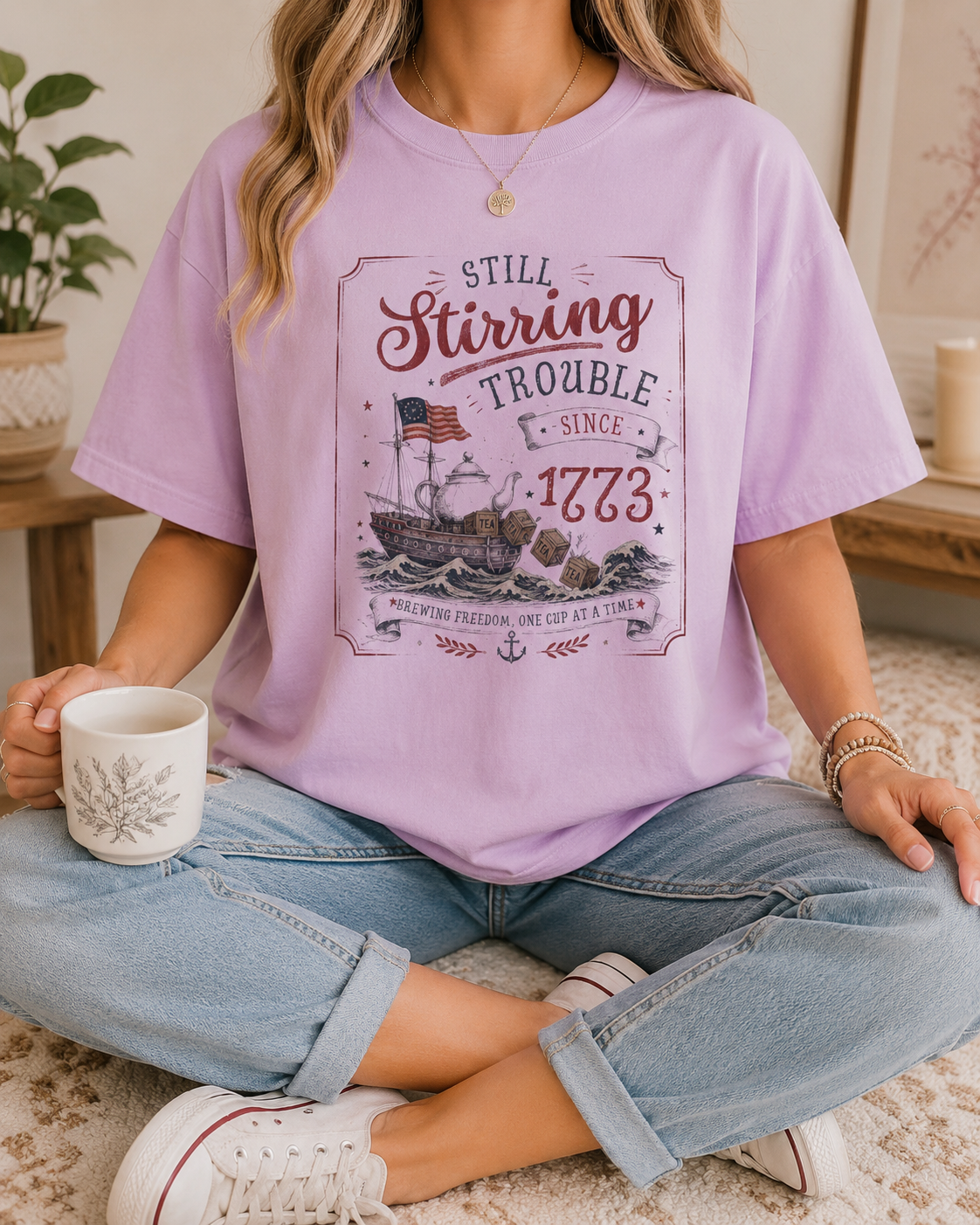 Boston Tea Party Shirt, Still Stirring Trouble Since 1773 Graphic Tee