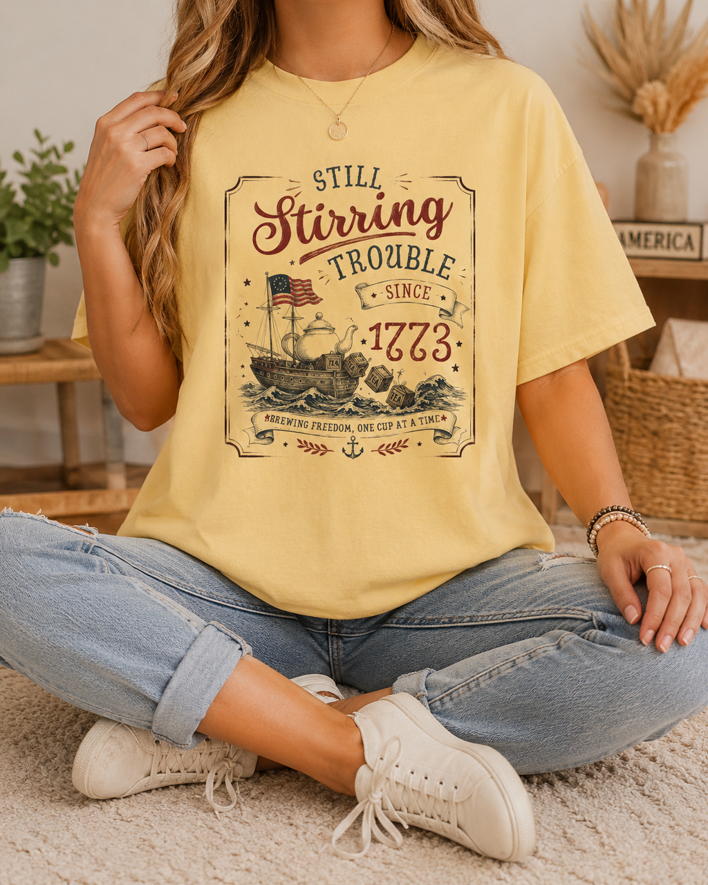Boston Tea Party Shirt, Still Stirring Trouble Since 1773 Graphic Tee