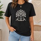 Persian Tree of Life Shirt, Ancient Symbol Tee, Iranian Heritage, Garment-Dyed Cotton