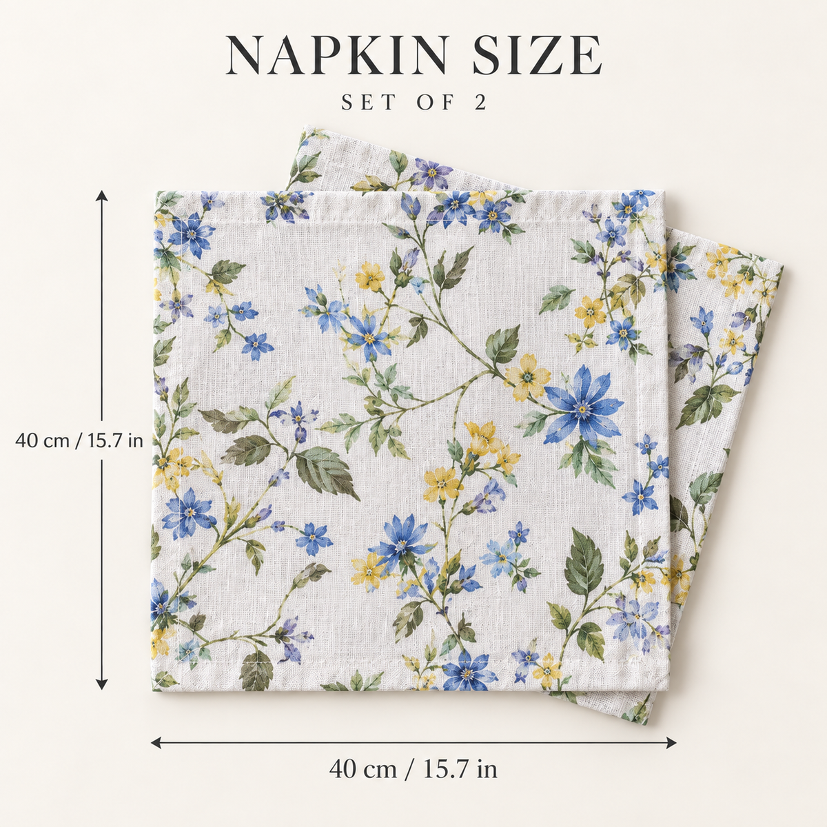 Linen Tales Napkins Set