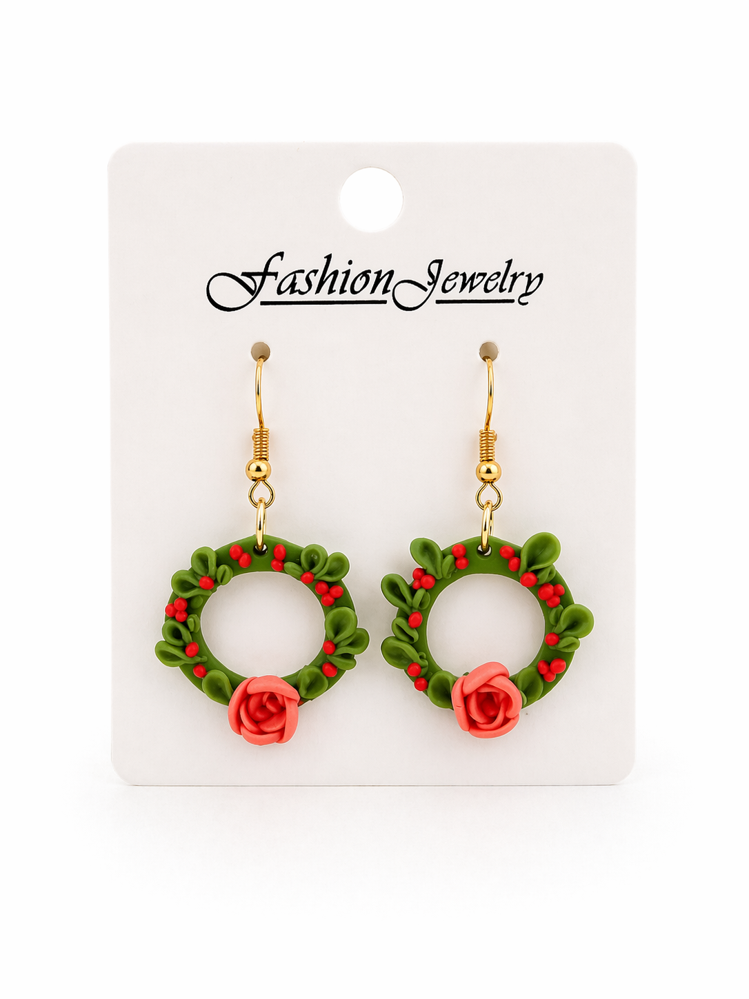 Rose Garden Hoop Earrings