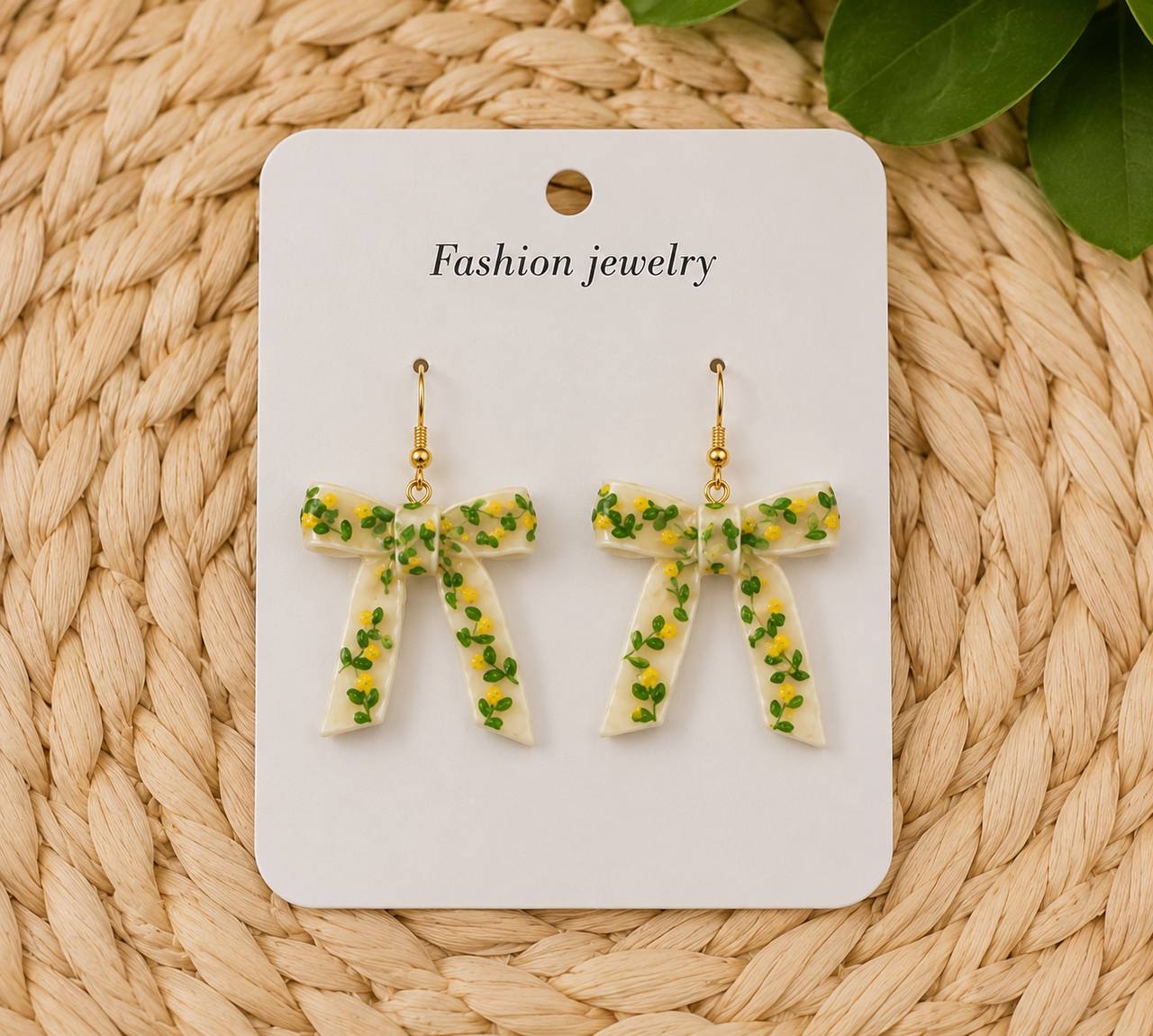 Blooming Ribbon Earrings